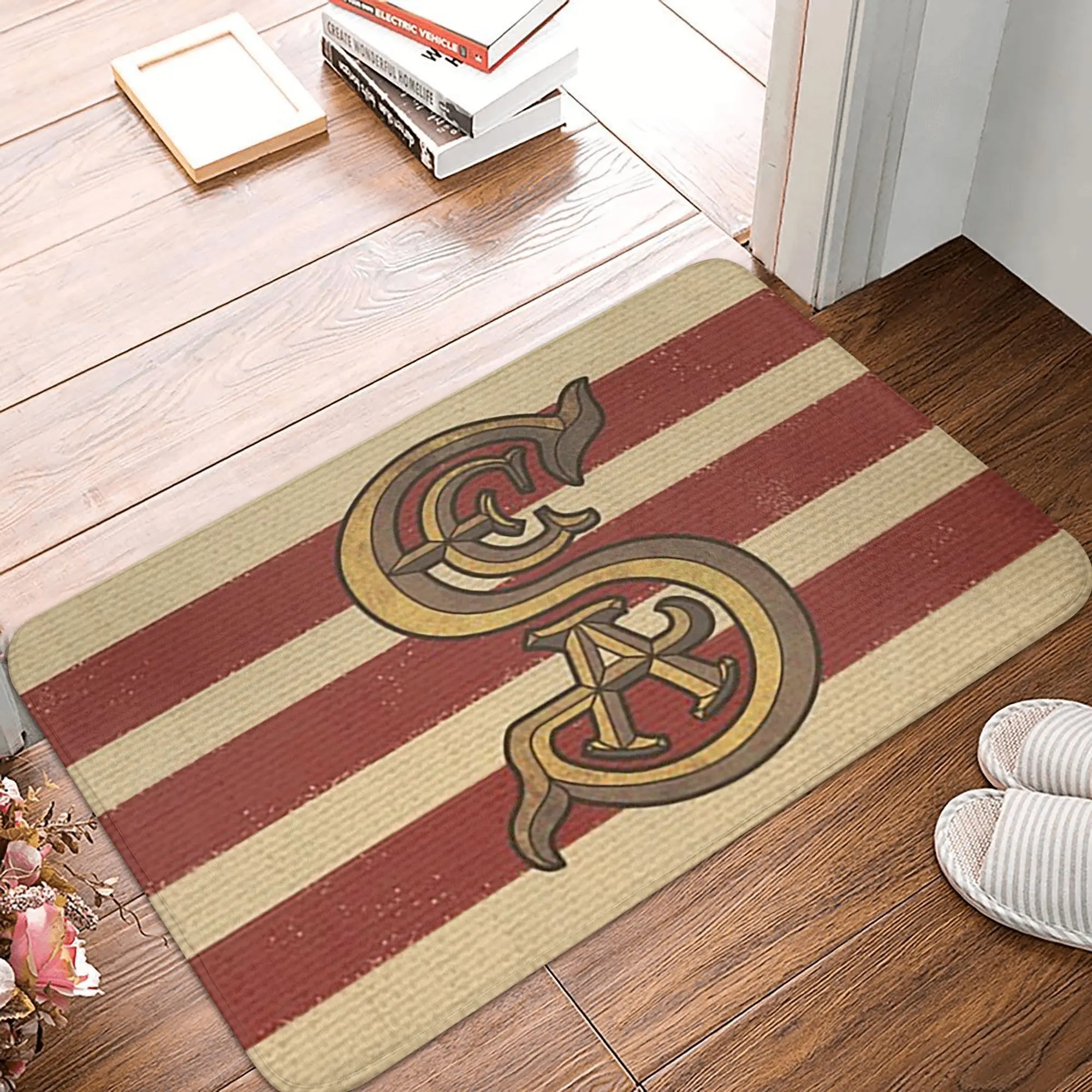 Society of Explorers and Adventurers Red Mask Anti-slip Doormat Floor Mat Rug for Kitchen Entrance Home Living room Footpad Mats