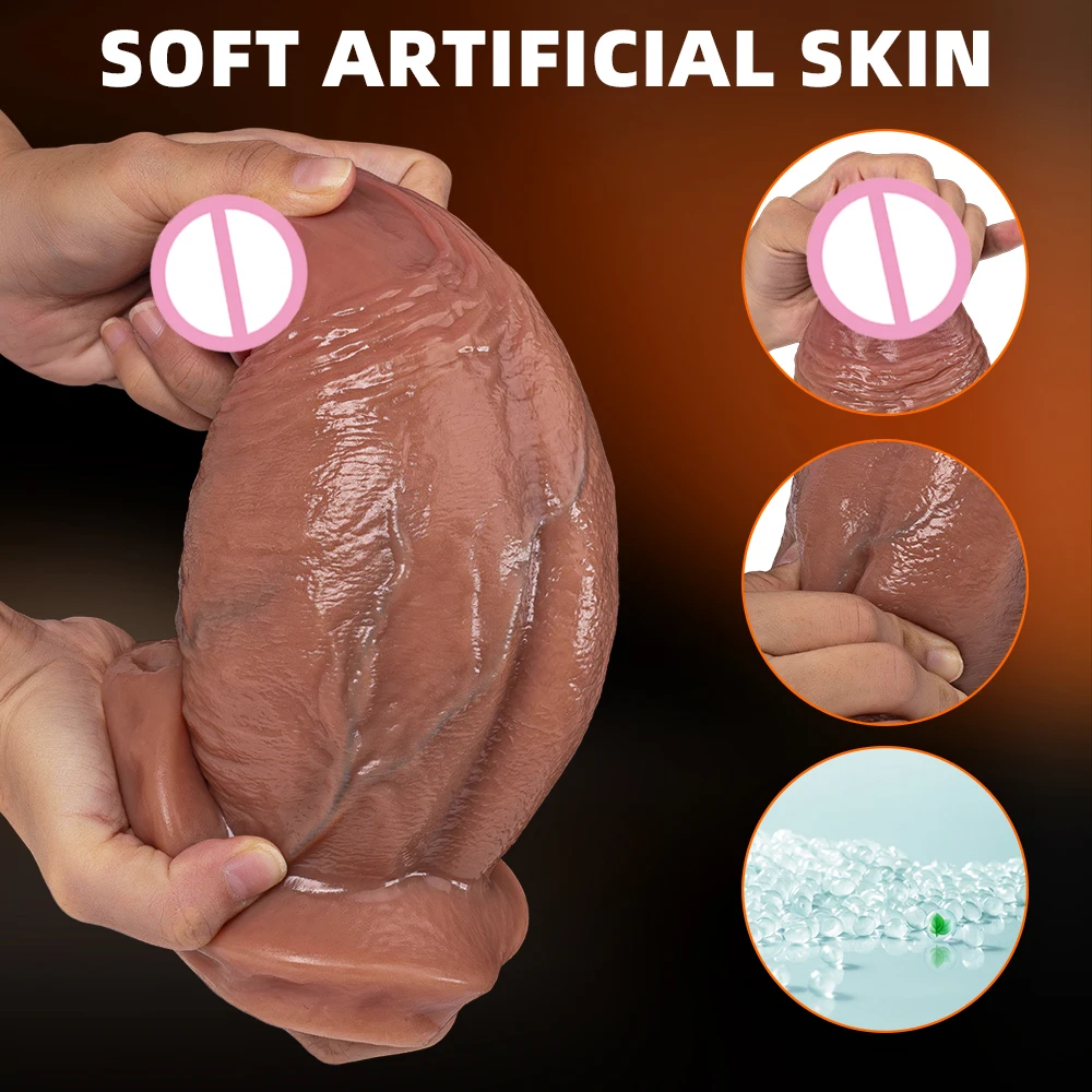 الدهني القضيب سميكة القضيب واقعية القضيب الإناث لعبة المهبل مدلك سيليكون ديك كوب شفط قوي للنساء لعبة المكونات الشرج