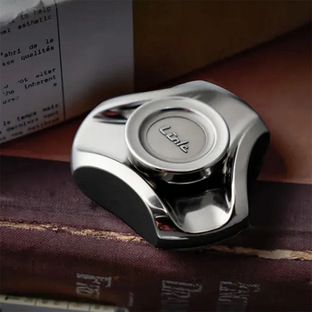 ลูกข่างสแตนเลส LINK ของเล่น EDC คลายเครียด ของเล่นสไลด์มือ บรรเทาความวิตกกังวล ของเล่นเสริมพัฒนาการทางประสาทสัมผัส