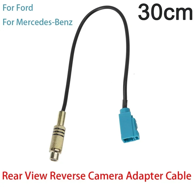 Car Rear View Reversing Camera Adapter Cable For Ford For Galaxy For Kuga For Mercedes A/B/C/CL/CLC/CLS/E/GL/M/R/SL/SLK-class