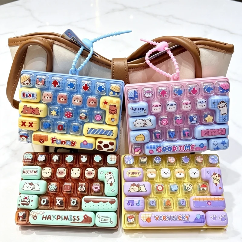 Party Games Switch - 26Grid /'Keycap Clicker Anti-Stress Fidget Tastatur-Schlüsselanhänger