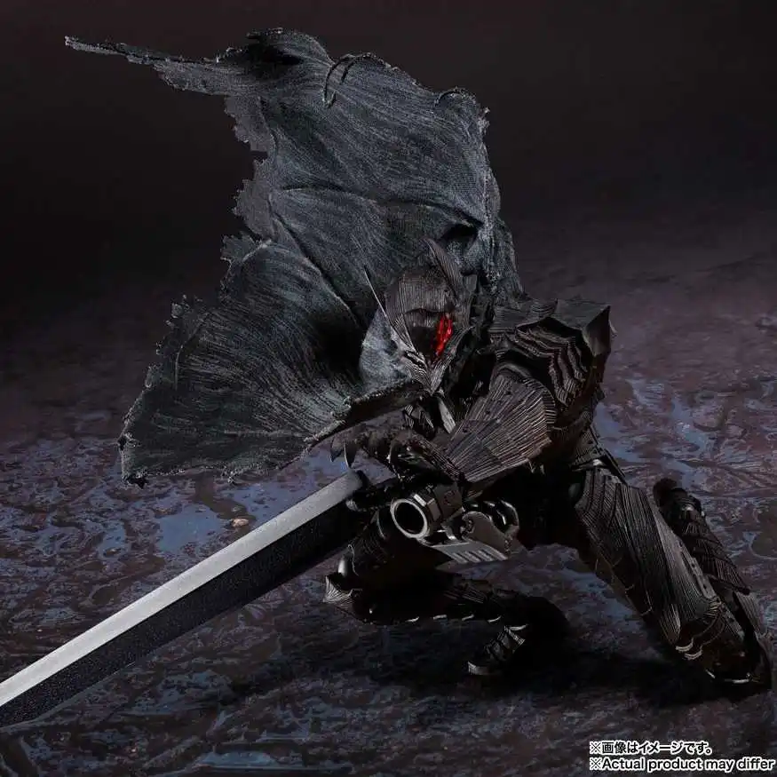 100% Original Bandai Sh Figuarts Shf Guts Berserker armadura calor de la pasión figuras de acción personaje modelo juguete colección de regalo