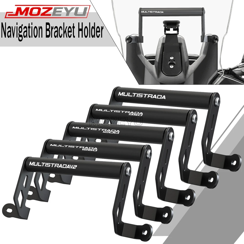 

For DUCATI MULTISTRADA 950 1200S 1260S MTS 1200 1260 ENDURO Mobile Phone Stand Holder GPS Navigation Plate Bracket Accessories