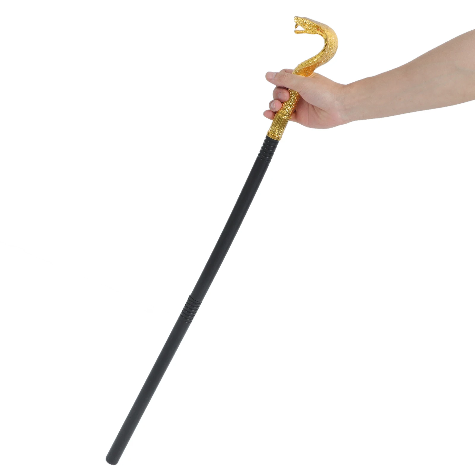 

1pcs Snake Head Cane Halloween Costume Prop Scepter Lightweight Portable Decor Accessories Cosplay Supplies Festive