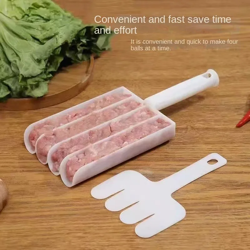 1Pcs Ultimate Kitchen Tool: Make Meatballs and Shrimp Sliders Make Perfect Meatballs with this Tool!