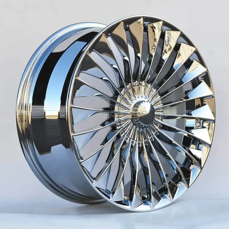 Super High Light Aluminum Alloy Wheel Oem Customized Size Surface Car Forged 22 Inch Chrome Rims