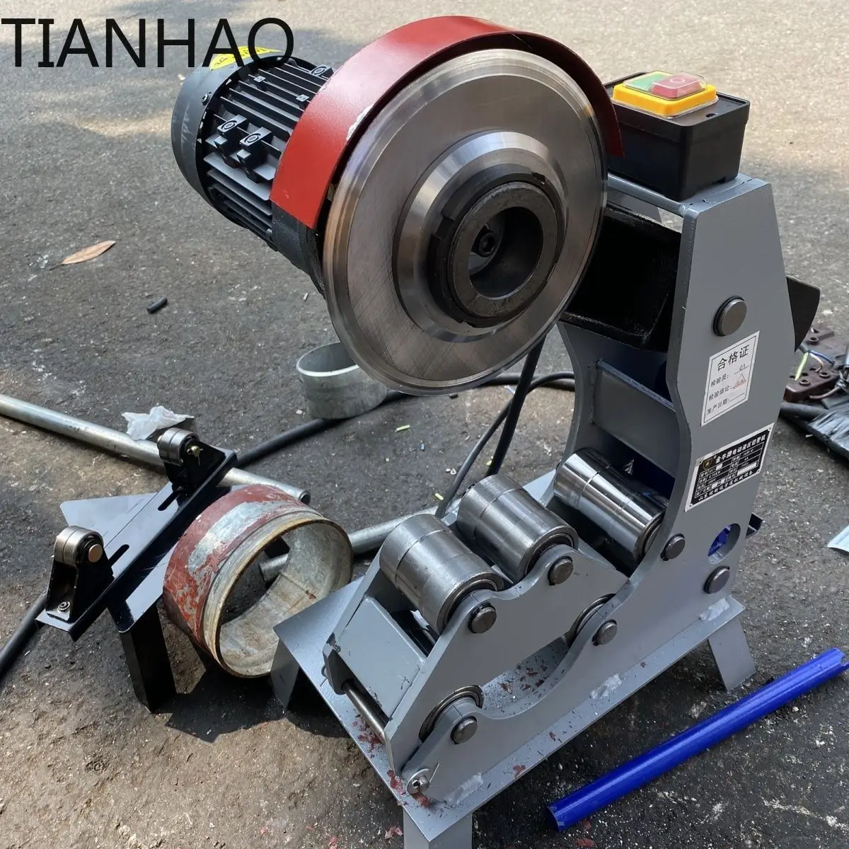 20mm to 230mm Pipe Cutting Machine for Steel Pipes Fire Protection Tubing Quiet Burr Free Electric Hydraulic Industrial Grade