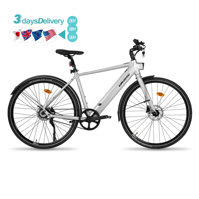 

700*35C Встроенный дисплей Гидравлические дисковые тормоза Ременный привод Высококачественный электрический городской велосипед