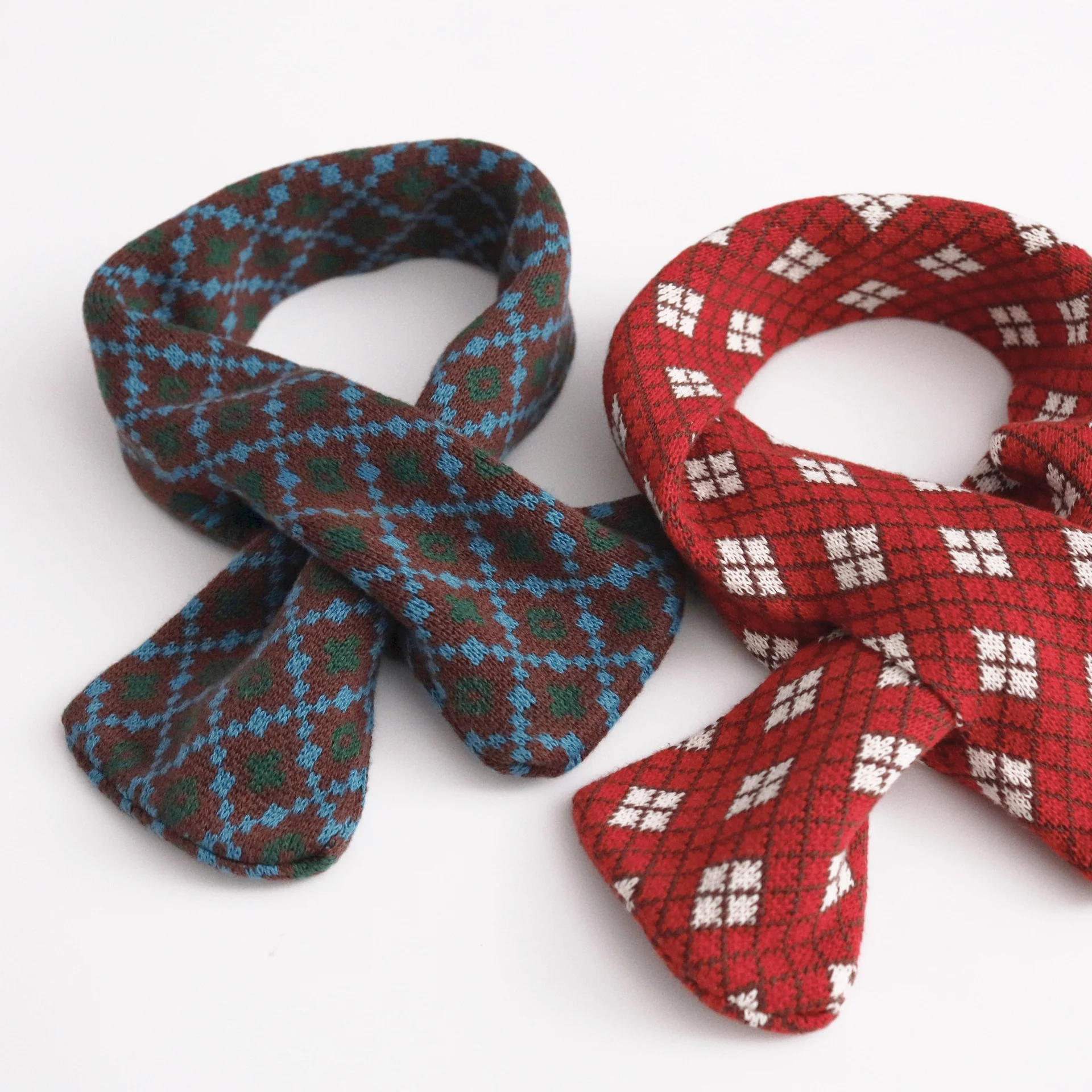 

Детский вязаный шарф в клетку в стиле ретро из чистого хлопка, приятный для кожи шарф для мальчиков и девочек, осенне-зимний теплый детский шарф на шею 60-80 см