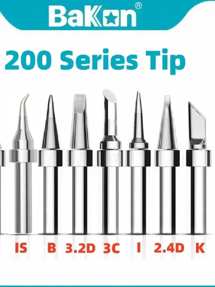 Grot lutowniczy Bakon BK200M do stacji spawalniczej BK1000/BK2000/BK2000A/BK3200/BK3500, k/SK/LK/B/IS/2.4d/4.2d/1c/5c — zdjęcie 2