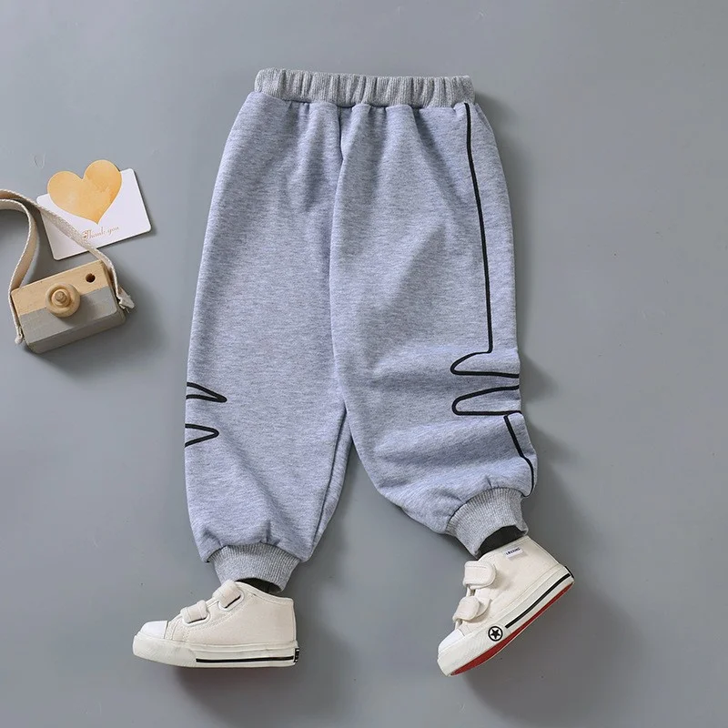 Spring Daily Comfort Pants Kids Casual Outdoor Sweatpants Boys Versatile Autumn Trousers Children Simple Sporty Clothes 1-10Y