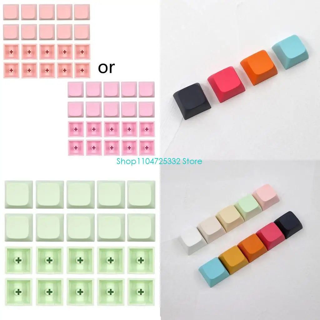 

P5EA DIY Mechanical Keyboard Thick PBT No Engraved Keycap 1U Dye Sublimation Cover