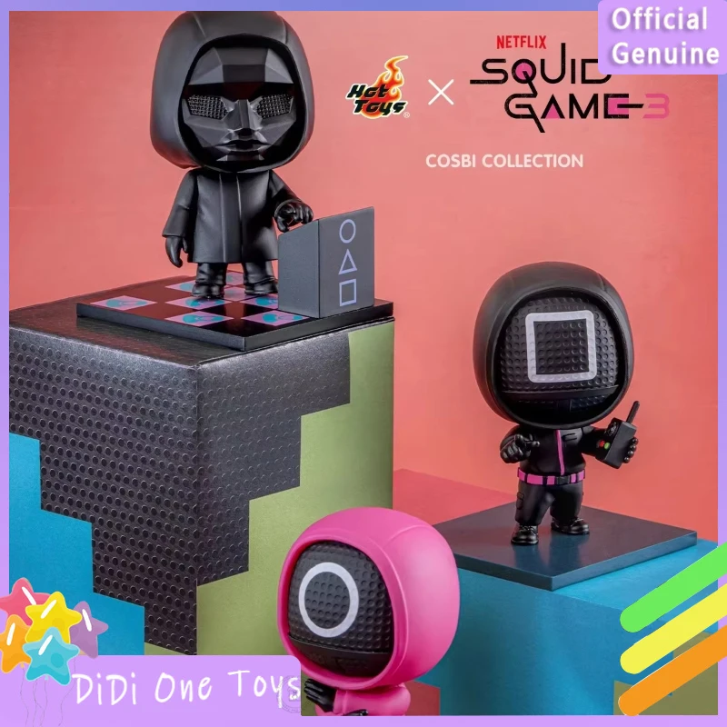 

Hot Toys Squid Game Mini Collectible Doll Blind Box Cosbi Surprise Desktop Decorations PVC Garage Kit Trendy Birthday Gift