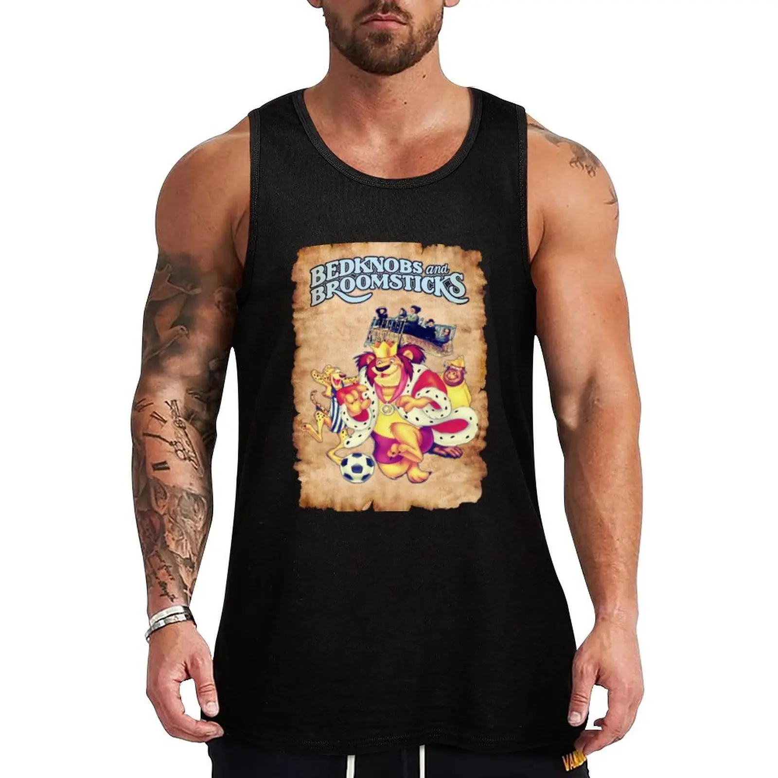 

bedknobs and broomsticks Tank Top anime clothes gym clothes man summer clothes Men's summer t-shirt