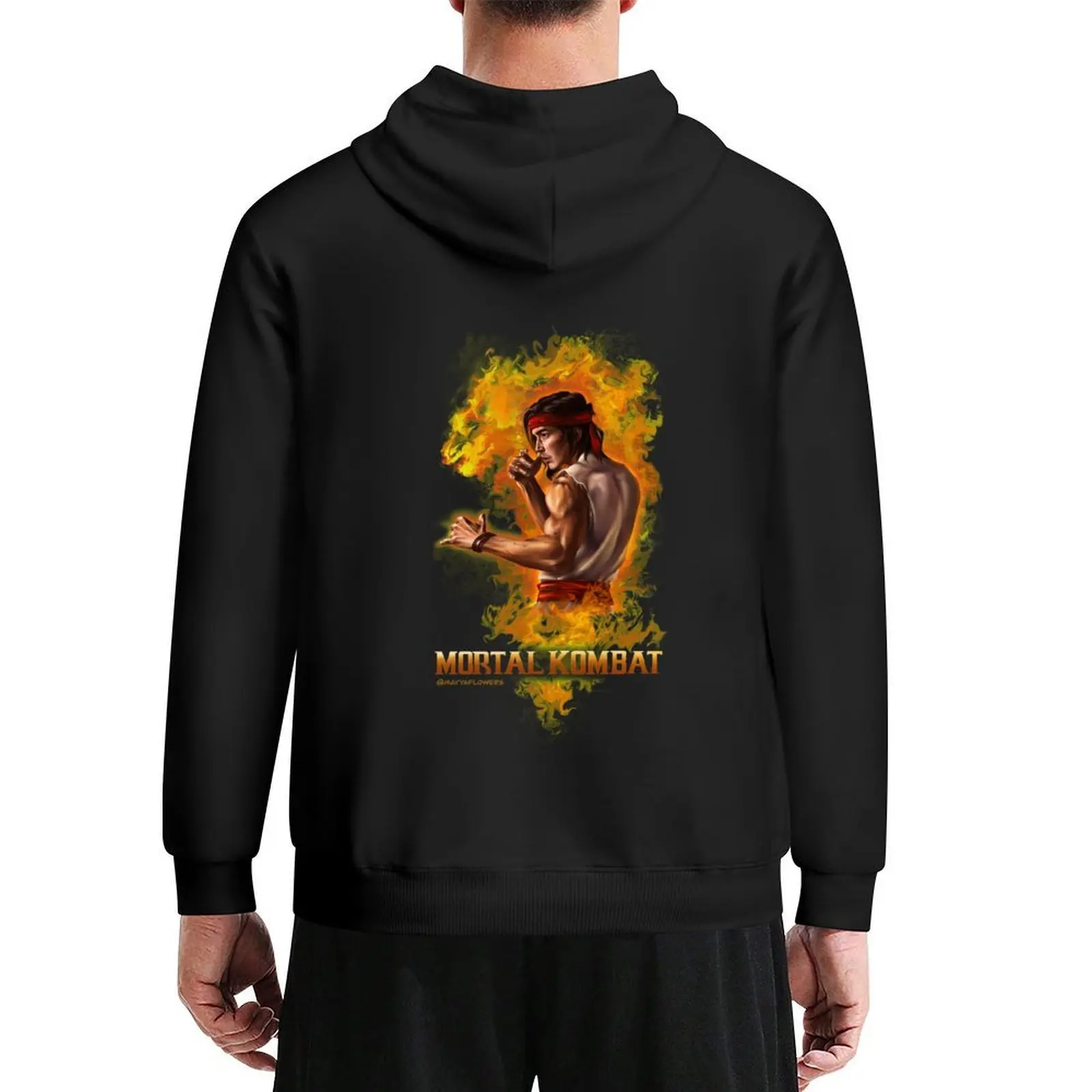 

Liu Kang Mortal Kombat Hoodie autumn jacket men anime clothing men's coat men's clothing new in hoodies and blouses