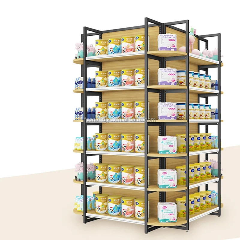 

Customize.Customized Pillar Shelf Column Supermarket Multifunctional Shelves Display Rack Pillar Shelf Around Pillars