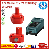 For Makita 18V Battery Tools 3500mah Ni-MH Rechargeable Battery For Makita PA18 1822 1834 1823 1833 1835 192827-3 Power Tools