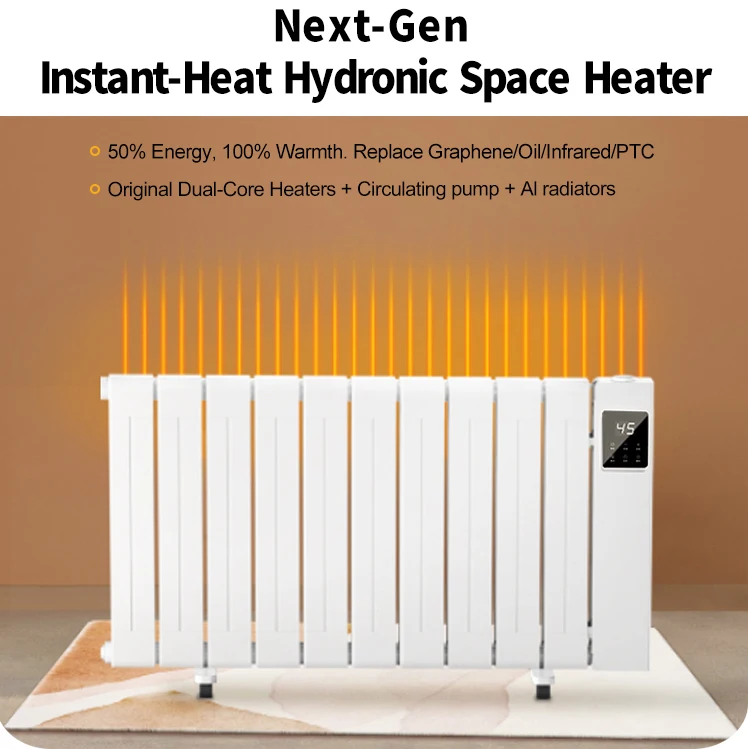 2025 Riscaldatore elettrico silenzioso Riscaldatore per ambienti intelligenti Riscaldamento rapido Riscaldatore domestico portatile ecologico per piccole imprese