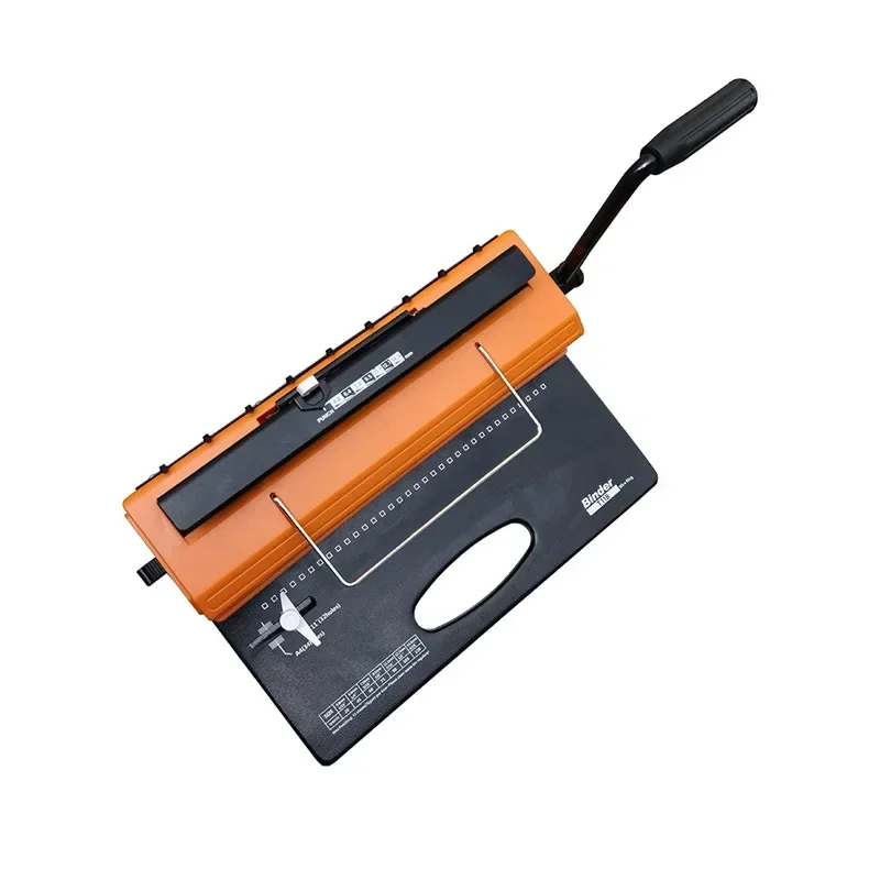 

New Electric T118 Coil Binding Machine Square Hole Office Text Picture Book Tender Document Wall Calendar A4 Punch Binding Machi