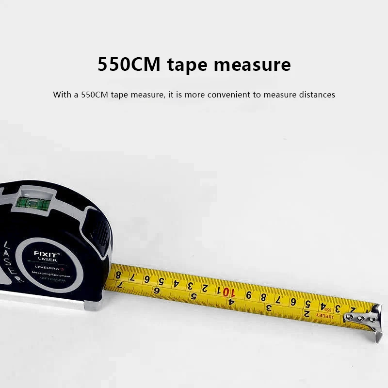 4 In 1 Laser Level, Laser Tape Measure, Portable Decoration Measuring Tool, Small Level With Infrared