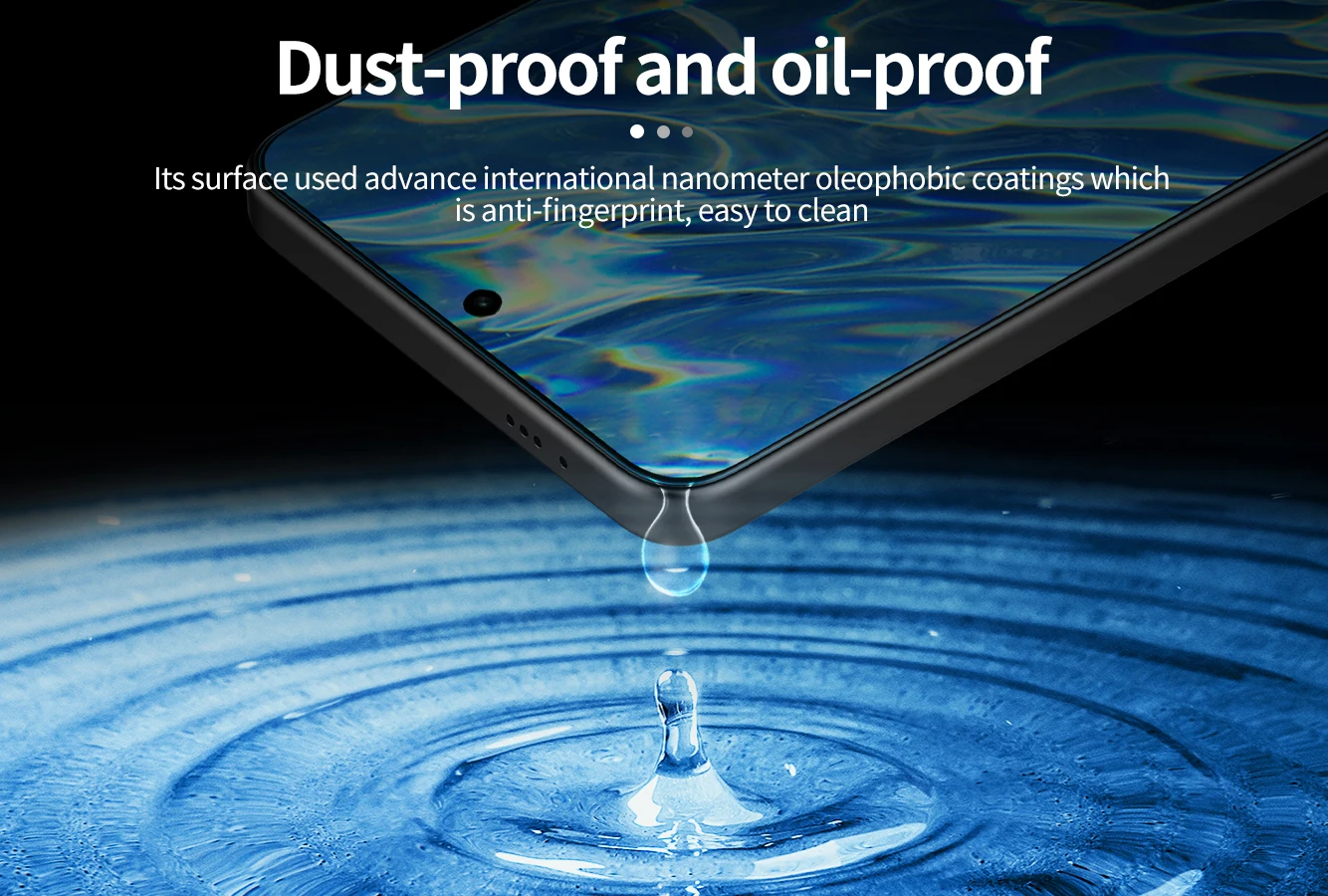 NILLKIN für Vivo X300 Ultra Displayschutzfolie aus gehärtetem Glas, erstaunliche H+PRO hochwertige transparente Glasfolie 2.5D 9H – Detail 7