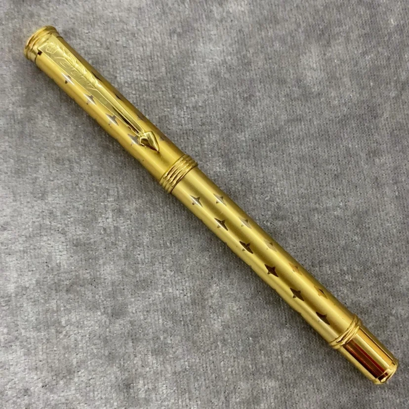 Gemany Iridium Gold Nib Retro Ink Pen and Fountain Pen Out of Print Old Model Pure Copper Gold-plated 34g Classic Writing Pens