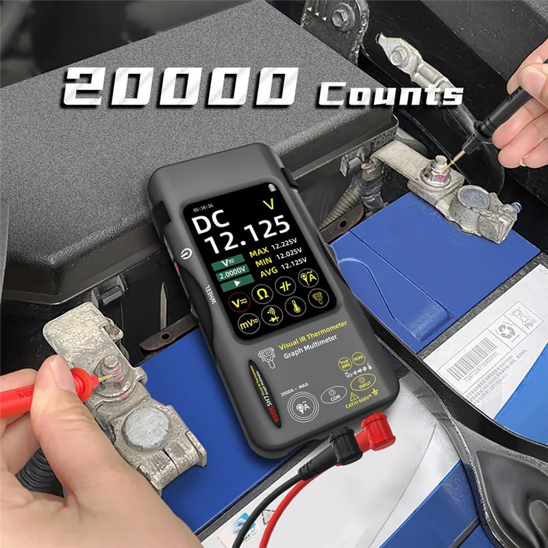 

Y45A-Camera Multimeter 320X320 IR Resolution With 15 Thermal Palettes For Electrical Inspection Electronic