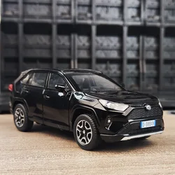 1:32 Toyota RAV4 SUV 2023 Alloy Model Car Toy Diecasts Metal Casting Sound and Light Pull Back Car Toys For Children Vehicle