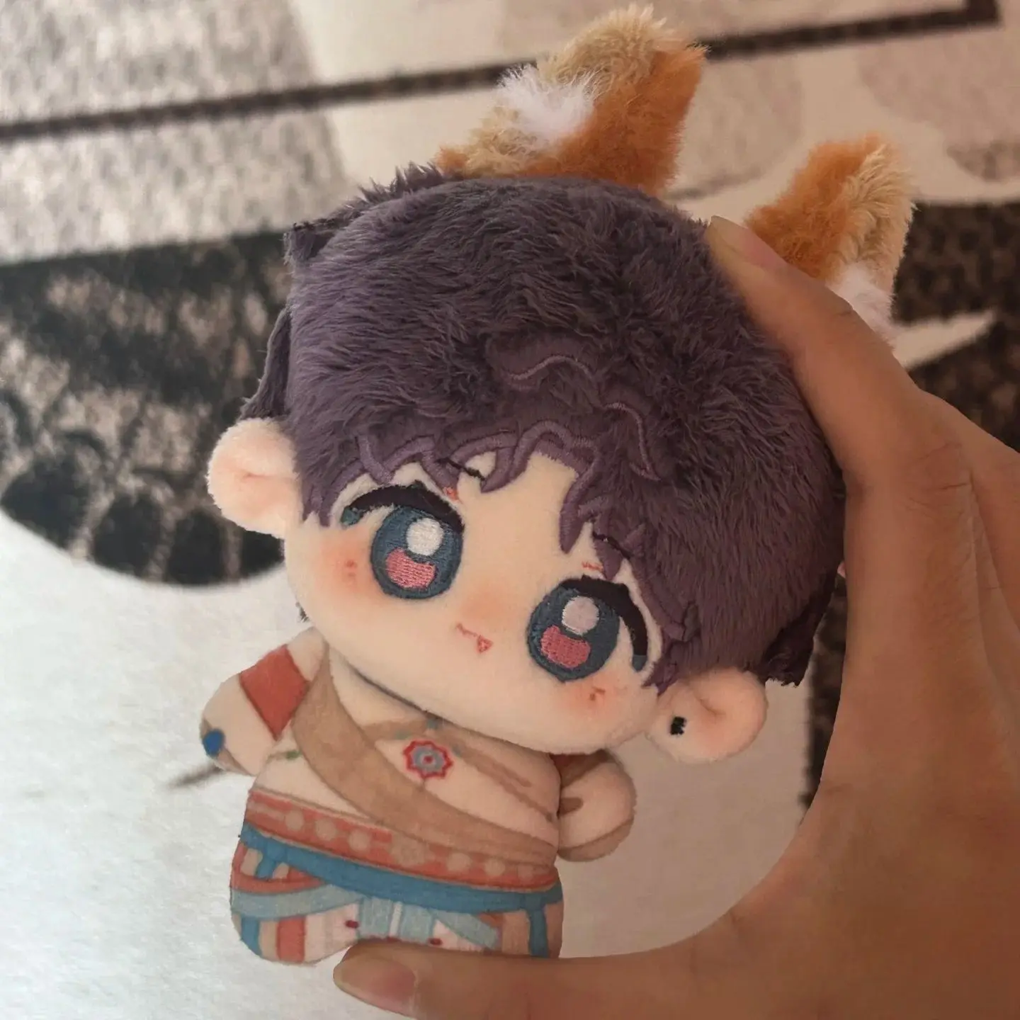 10CM Anime Love and Deepspace Rafayel Xavier Cosplay Plush Backpack Plushies Keychain Ornament Christmas Gifts Accessories Props