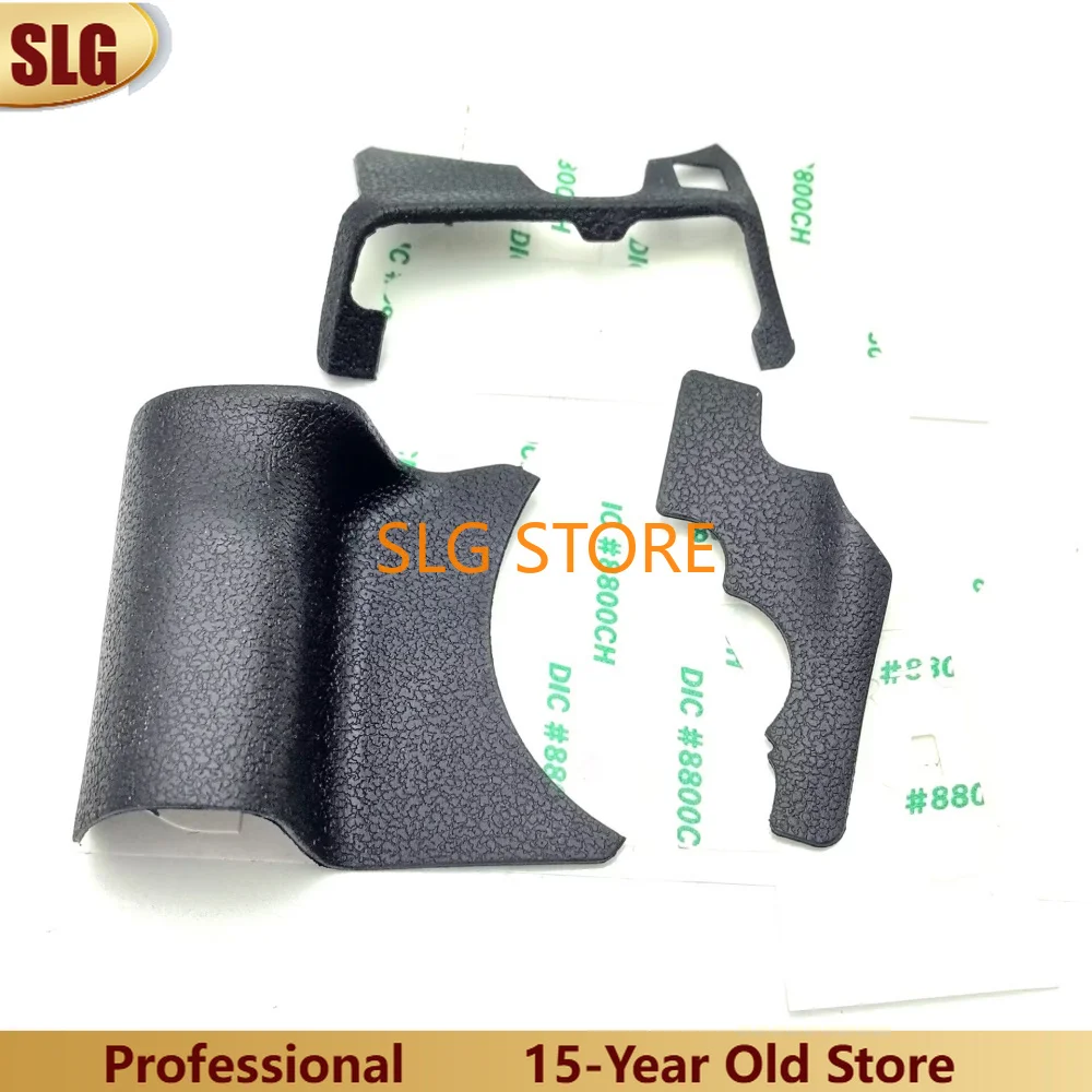 New Body Rubber Grip Left Side Thumb Rear Leather Skin Cover for Canon EOS RP / R8 + Adhesive Tape Digital Camera Reapir Part