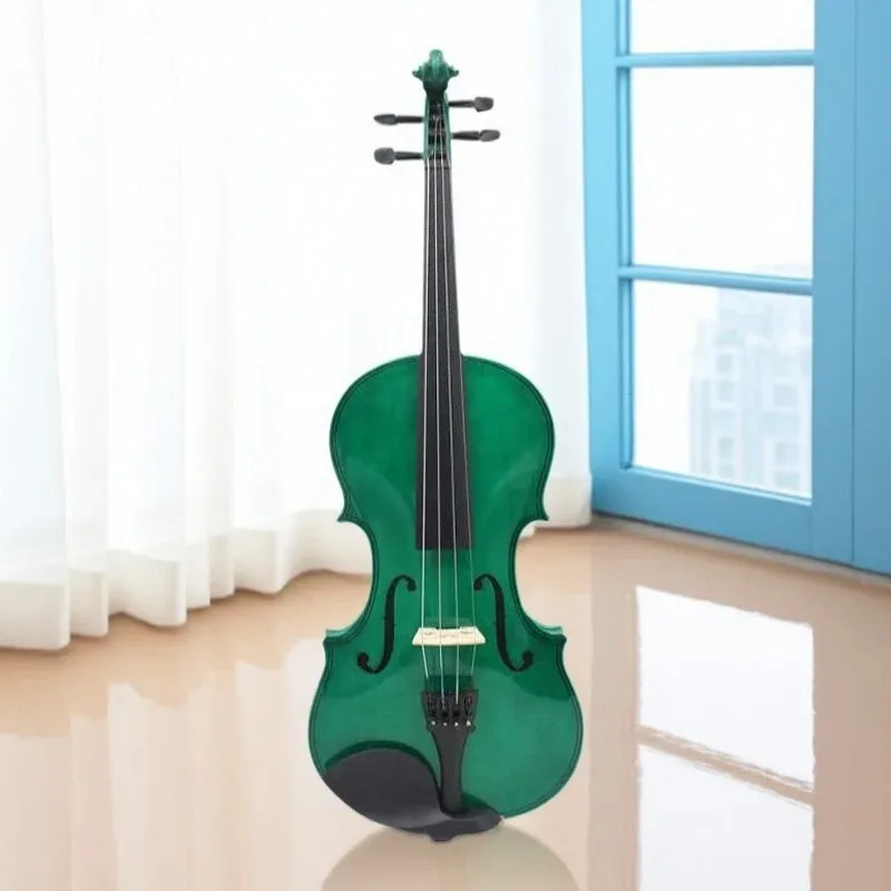 

4/4 Acoustic Violin - Professional Orchestral Instrument with Case & Bow,Ideal for Beginners & Professionals ,Elegant Design