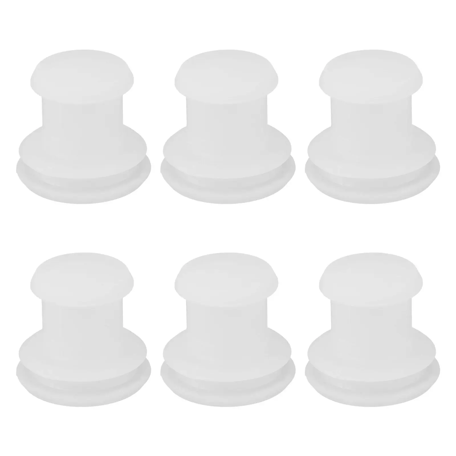 6pcs Pressure Cooker Float Valve Seal Replacement Parts Silicone Sealing Gasket for Electric Pot Cooker Lid Home Kitchen Use