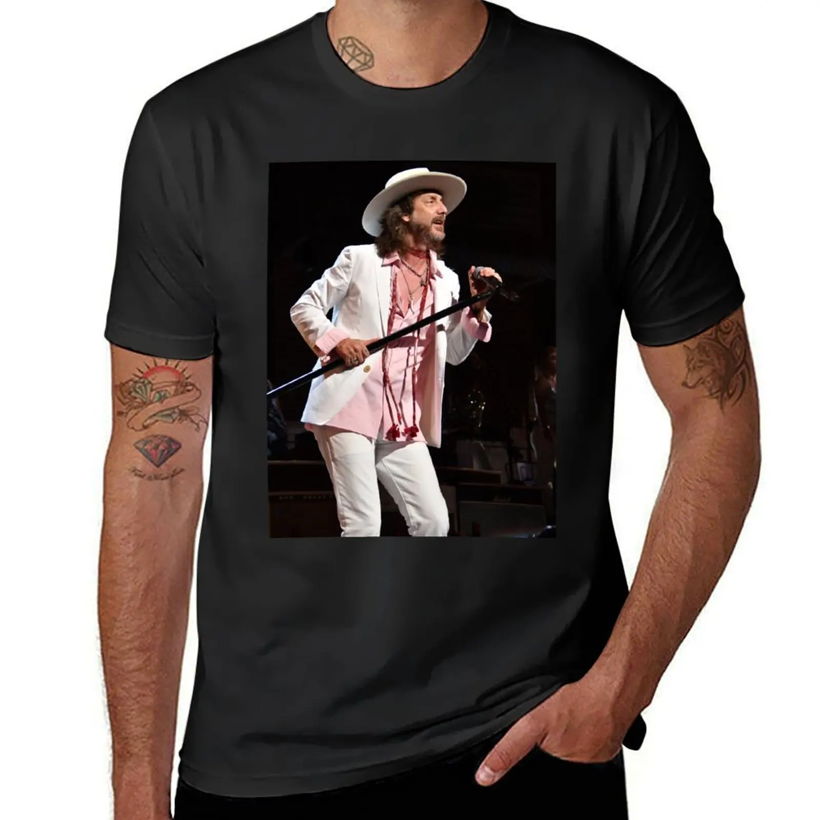 

Chris Robinson - Photograph T-Shirt new edition graphics men workout shirt