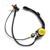 Underwater breathing apparatus breathing tube residual pressure gauge diving snorkeling equipment