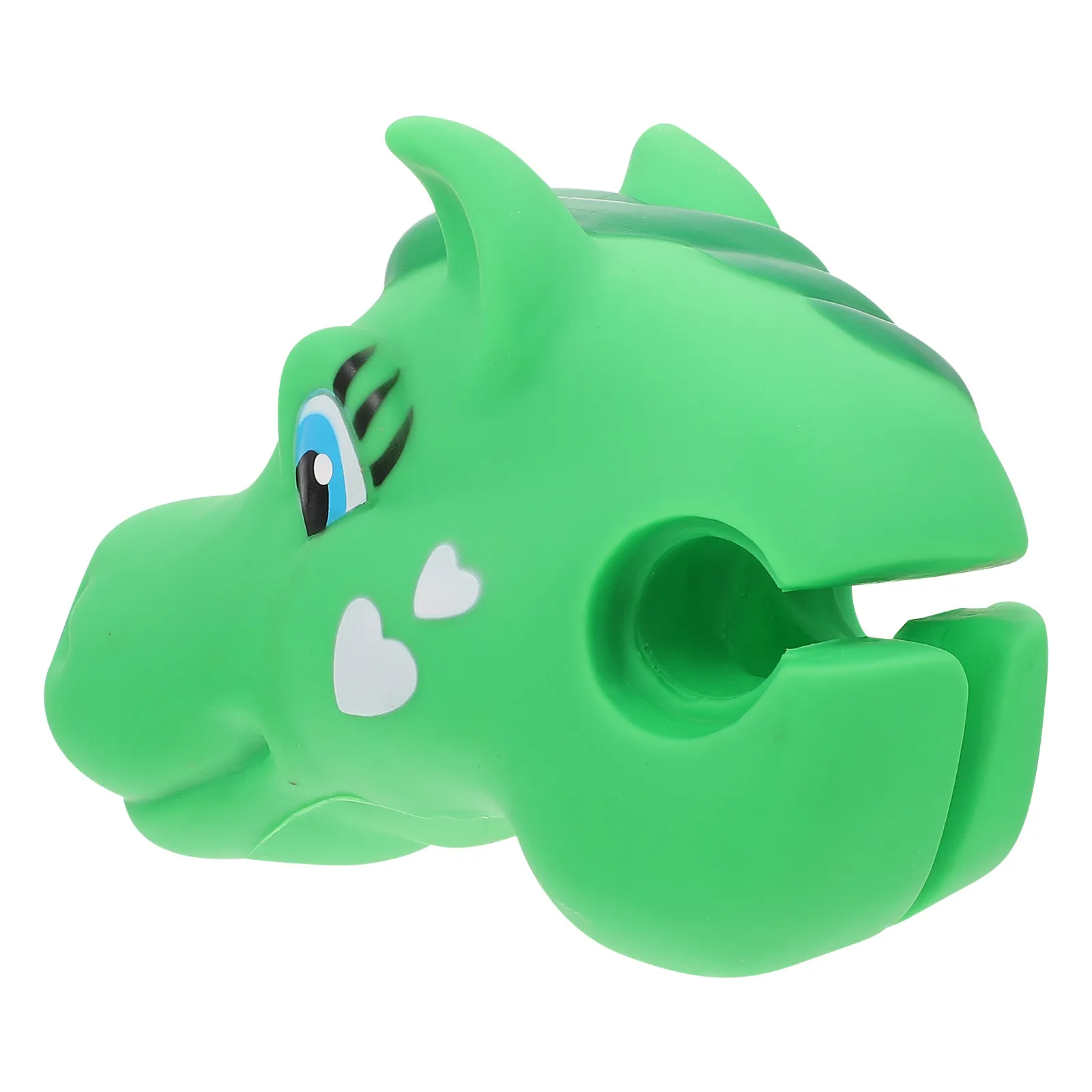 1Pcs Bicycle Handlebar Decoration Creative Horse Head Silicone Bike Ornament Outdoor Play Cartoon Adornment
