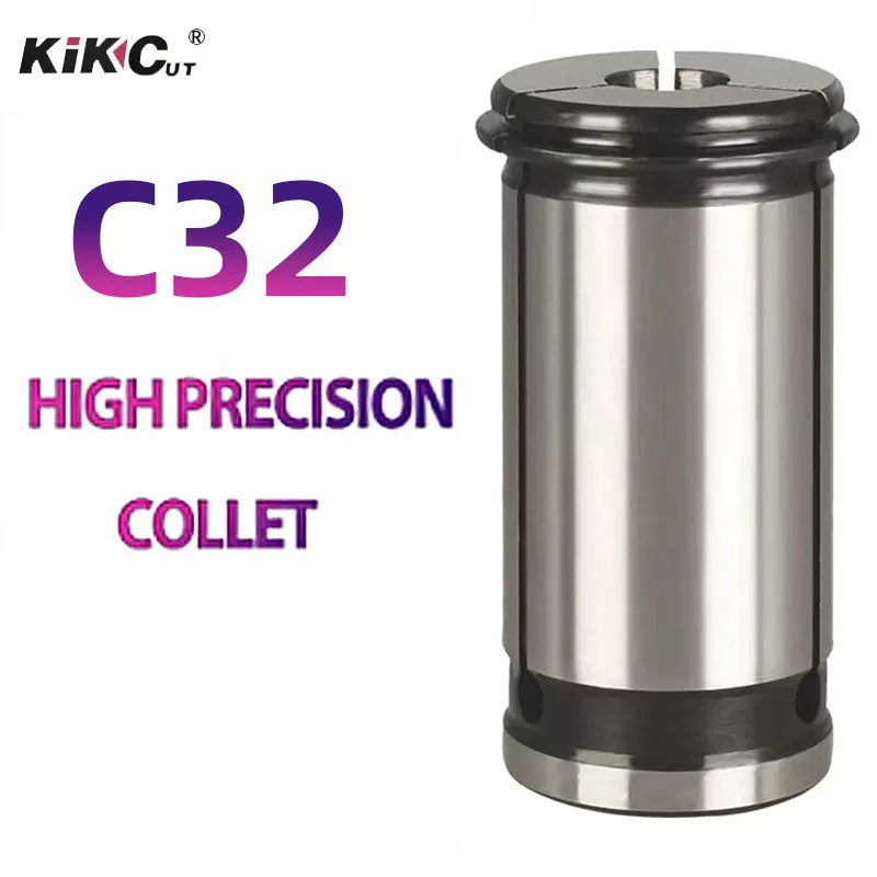 1PCS C32 Strong Series Collet Spring Collet C Type Elastic Straight Collet CNC Machining Center Machine Tool