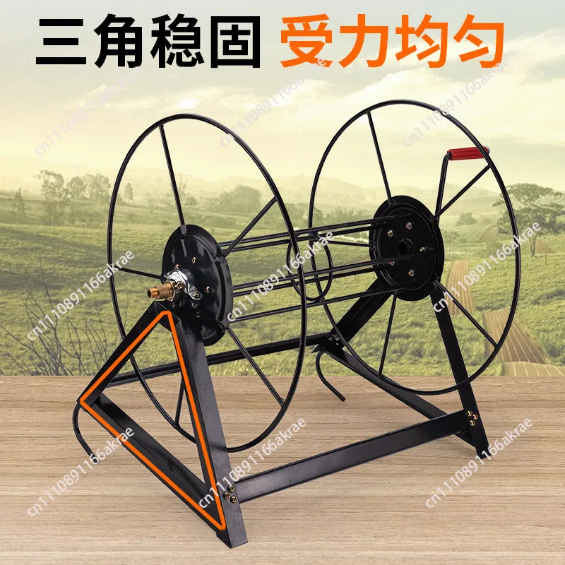 High Pressure Pesticide Sprayer Hose Winding Cart Garden Tools