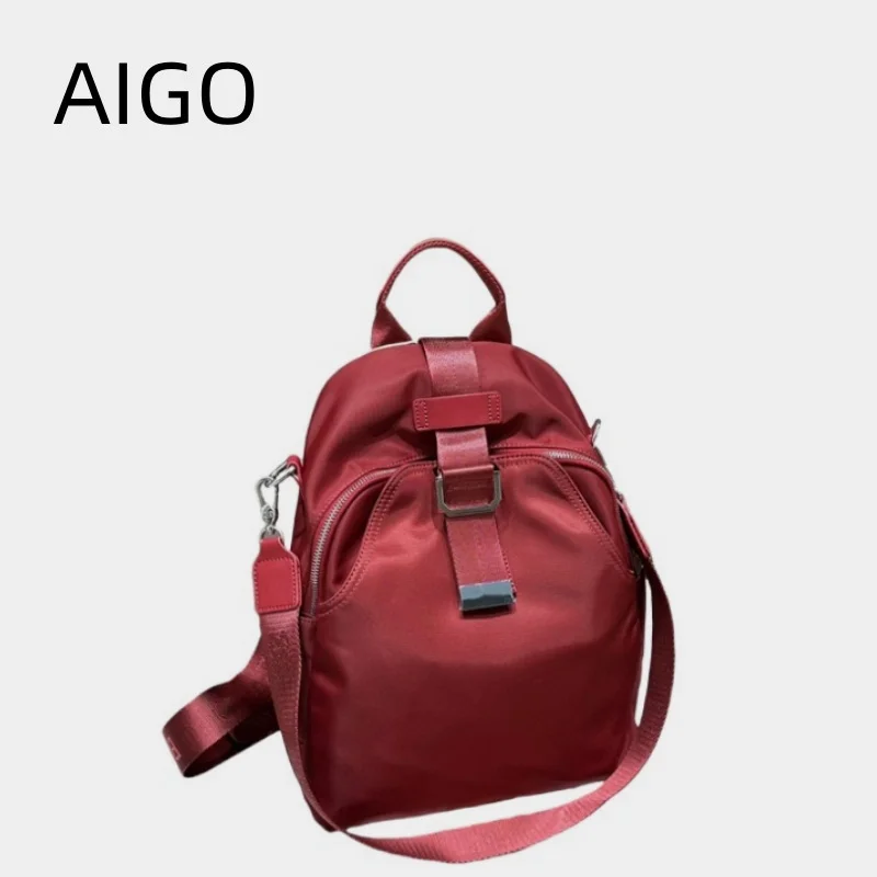 AIGO-Sac à dos grande capacité pour femme, sacs d'école pour adolescent, sac à dos de voyage Oxford étanche, sac à dos pour fille, nouveau