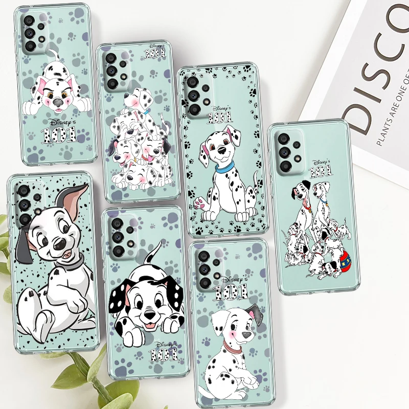 

101 Dalmatians For Samsung A14 A54 A34 A73 A53 A33 A23 A13 A32 A72 A52 A32 A22 Silicone Transparent Phone Case Coque Capa Fundas