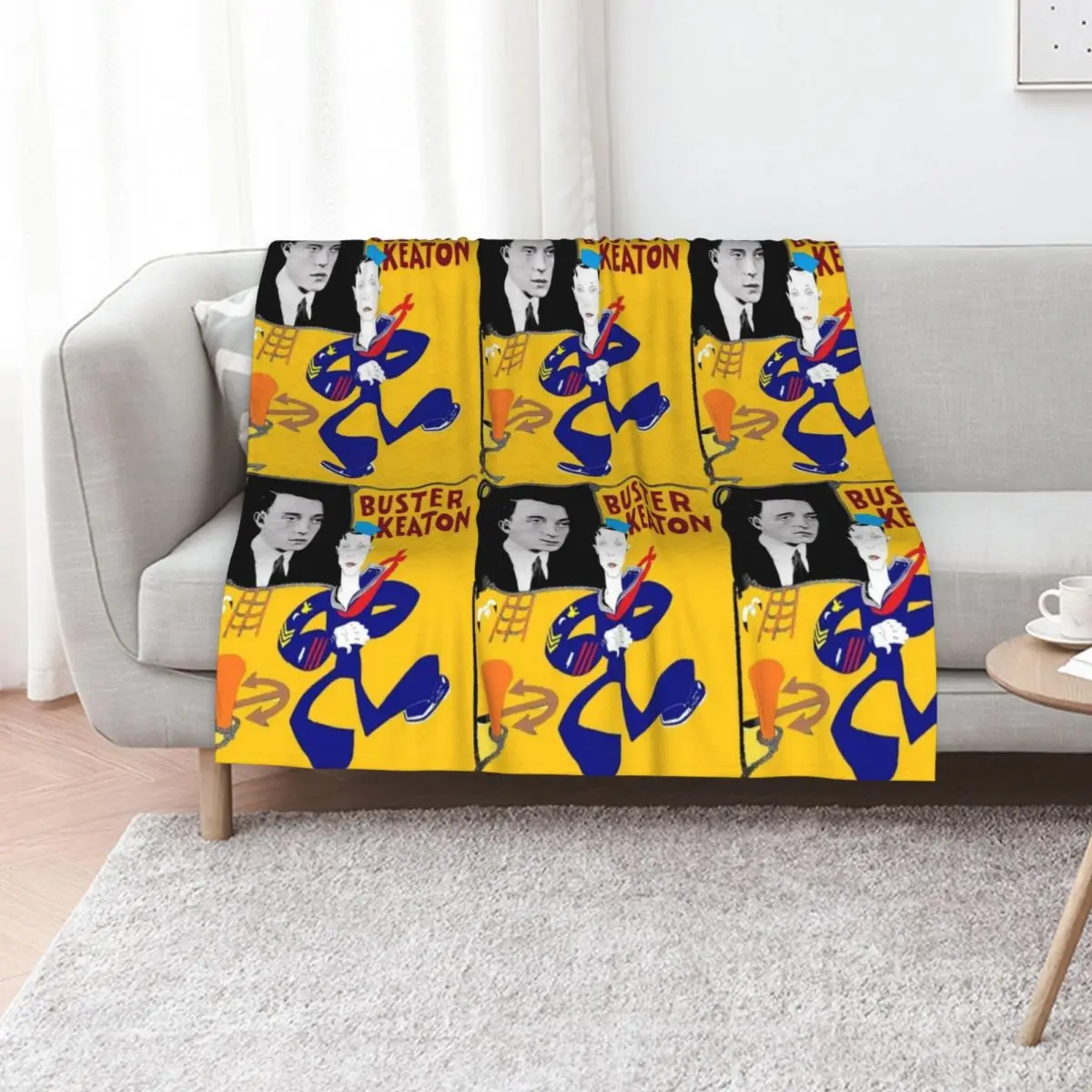 BUSTER KEATON The Navigator comic art Throw Blanket For Sofa Thin Sofa decorative Blankets For Baby Luxury St Blankets