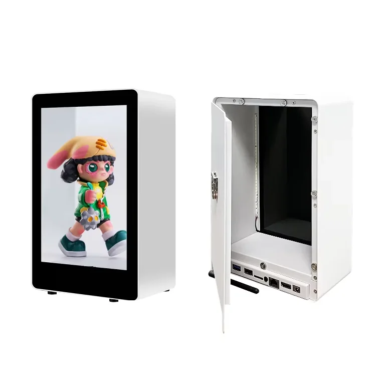 

3D Transparent LCD Panel Display Advertising Player Showcase Cabinet Box for Product Exhibition Display