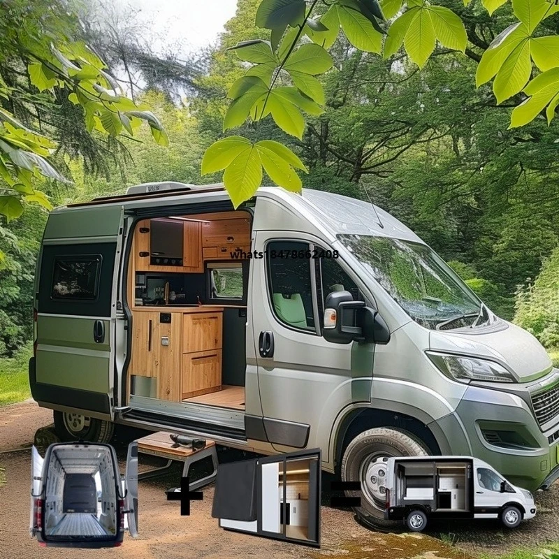 Van Box Camping Caravan Car Camper Con Bagno Riscaldamento E Doccia Accesorios Furgoneta Caja Cama Interior