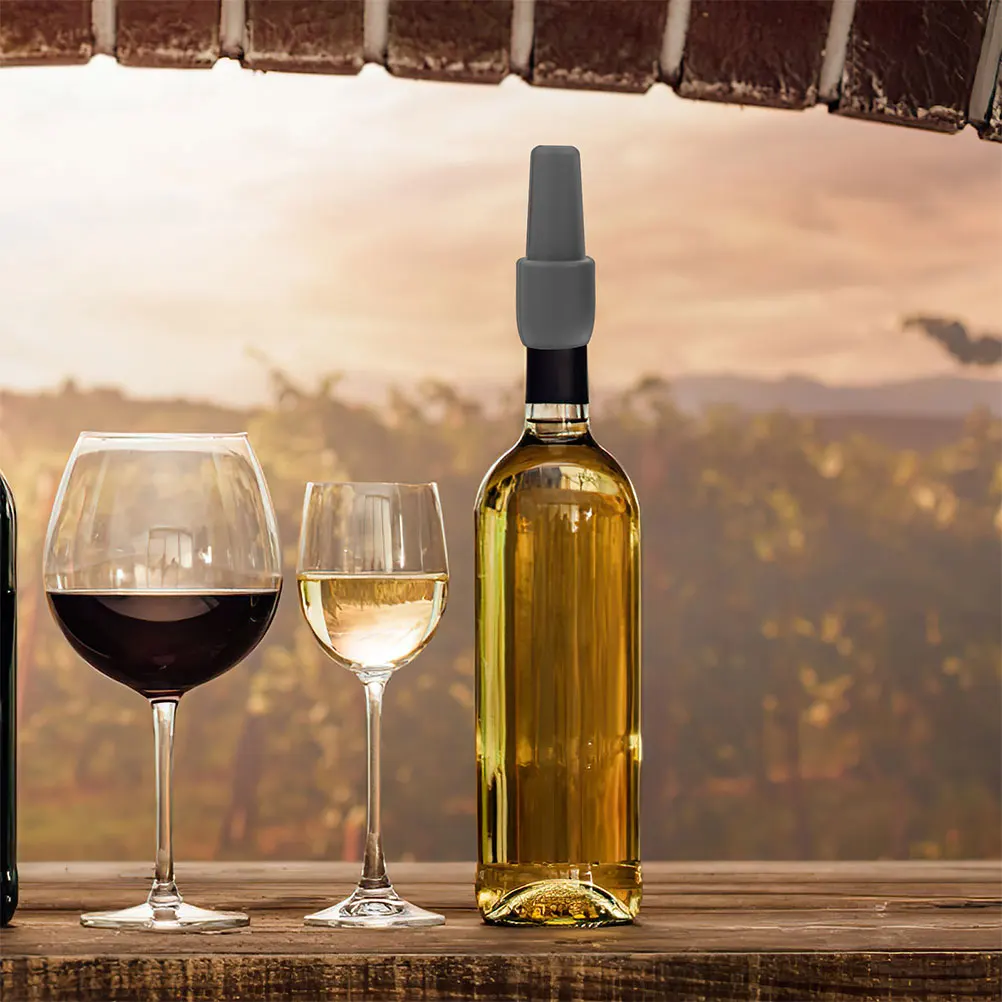 

12 шт. силиконовые пробки для вина, надежное уплотнение, герметичные колпачки для бутылок, легко чистящиеся пробки для бутылок вина для стеклянных бутылок