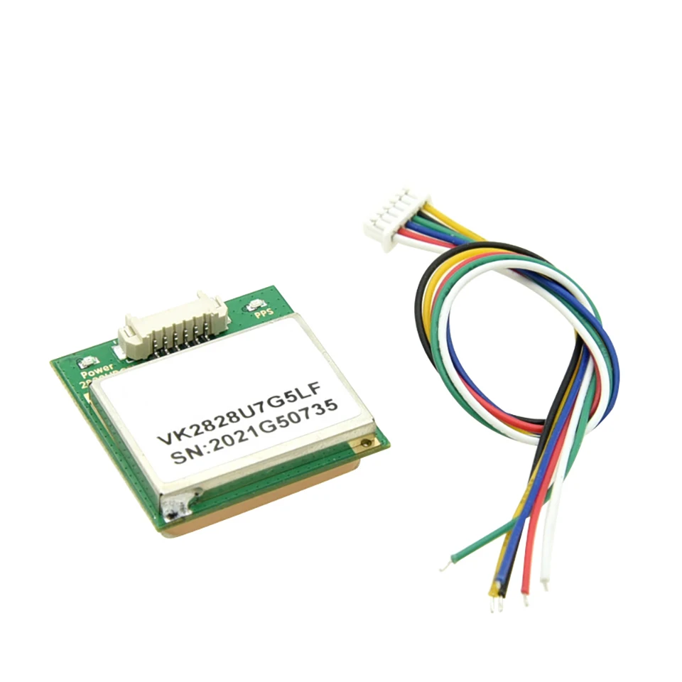 Módulo GPS com Antena Flash Flight Control, VK28U7G5LF, TTL 1-10Hz, UBX7020, Modelo G-mouse