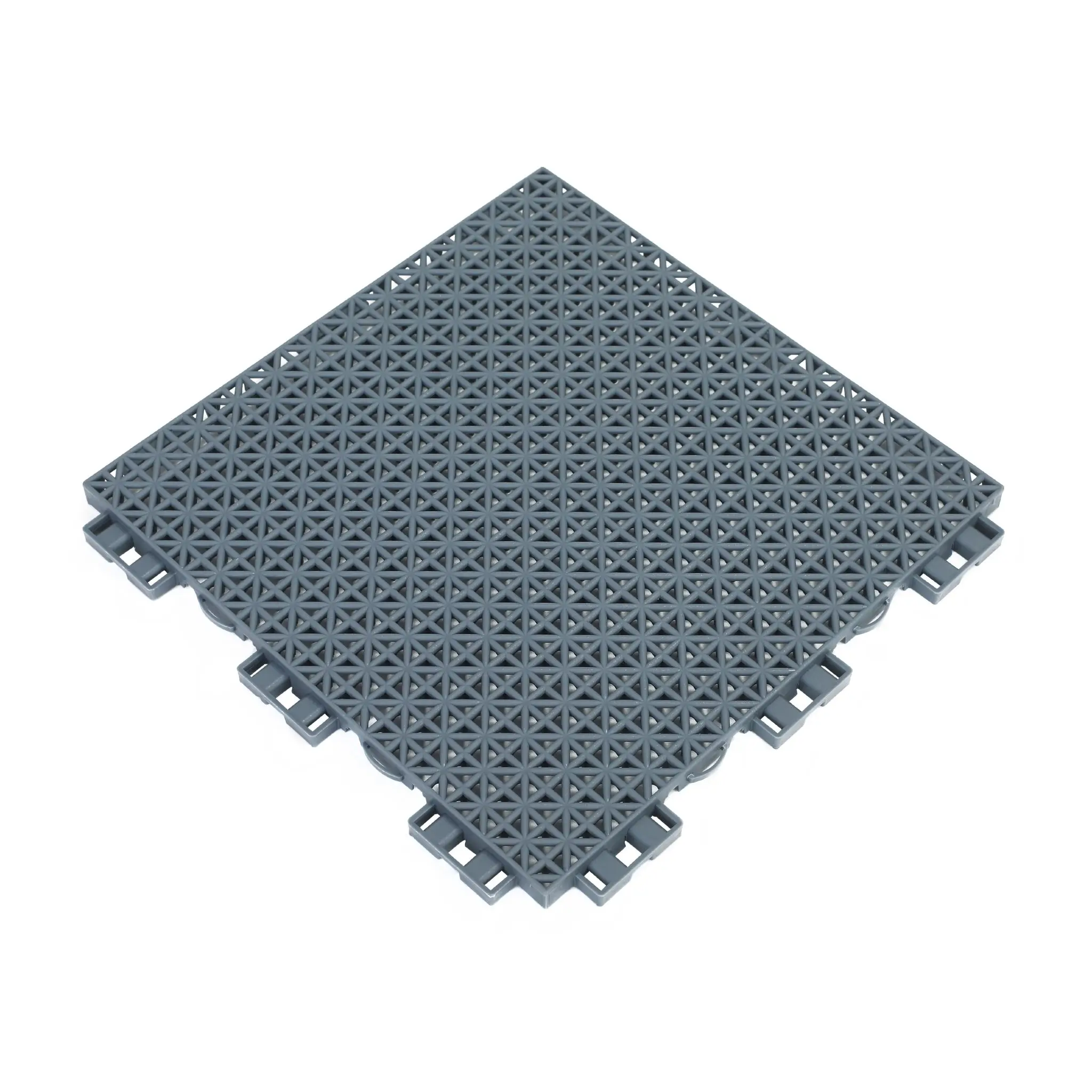 

Beable Interlocking Sports Flooring Tiles For Outdoor Indoor Multi Function Half Basketball Court Plus Edging With LOGO Lines