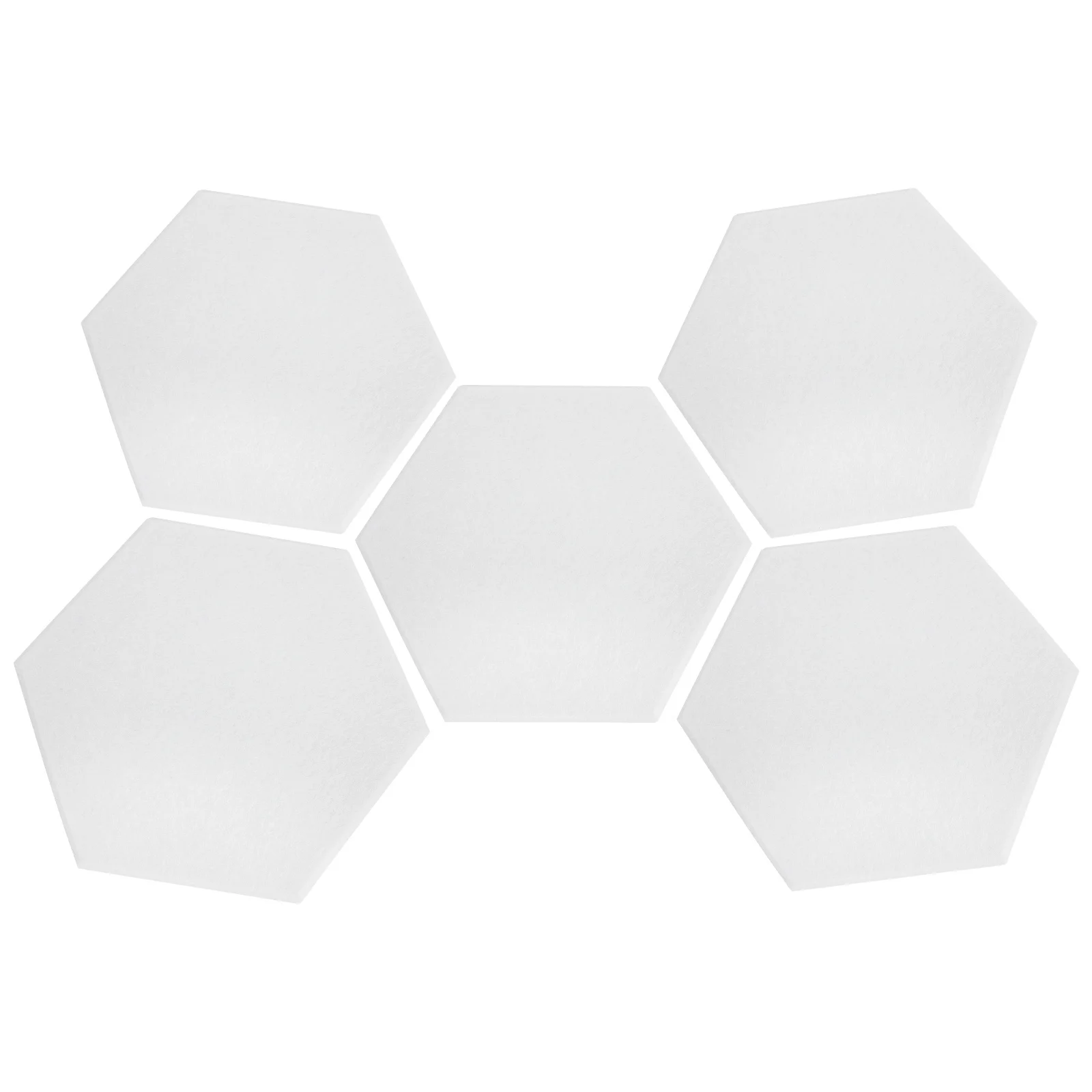 

5 Pcs Sound Proofing Sound-absorbing Panels Noise Reduction Wall Filling Soundproof White Polyester