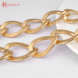 Width 16MM 19MM 21MM 25MM Aluminum Embossed Extended Chain Connect Chains Diy Jewelry Necklace Findings Accessories