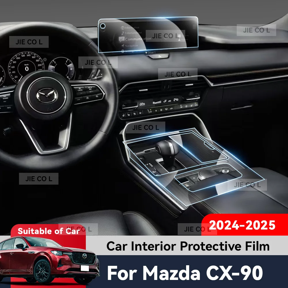 

Auto Central Control Screen TPU Navigation Anti Scratch interior Protection Film GPS Navigation For MAZDA CX-90 CX90 2024 2025