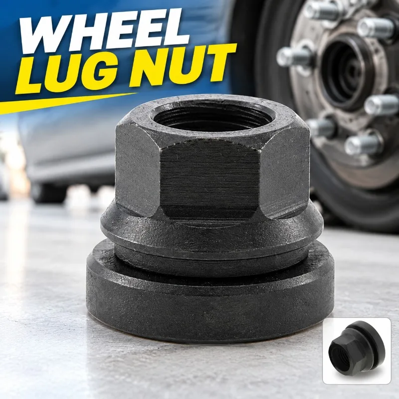 M14x1.5 Hex Through-hole Lug Nut 21mm Opposite Side Wheel Fastener Auto Rim Screw Component Compatible with Ford Tire Hub