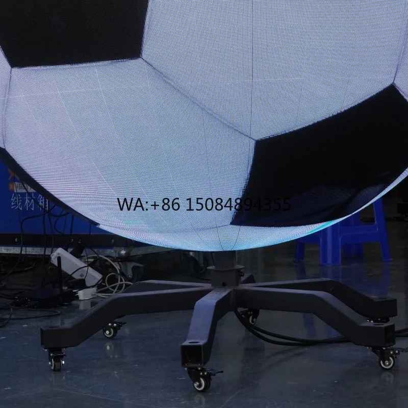 LED Spherical Transparent Screen Profiled Transparent Display Custom LED Transparent Display